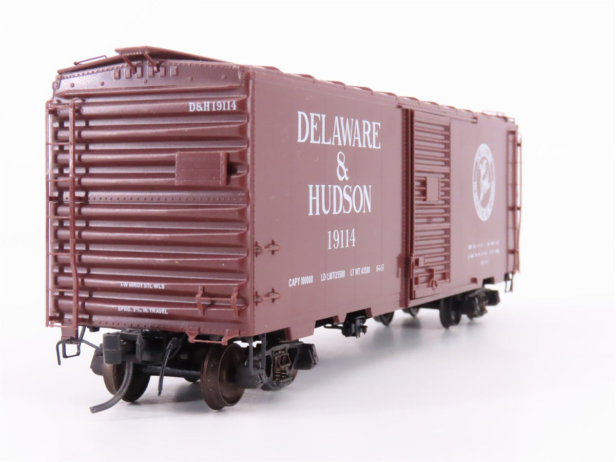 HO Scale Kadee 4004 D&amp;H Delaware &amp; Hudson The Bridge Line 40&#39; Box Car #19114