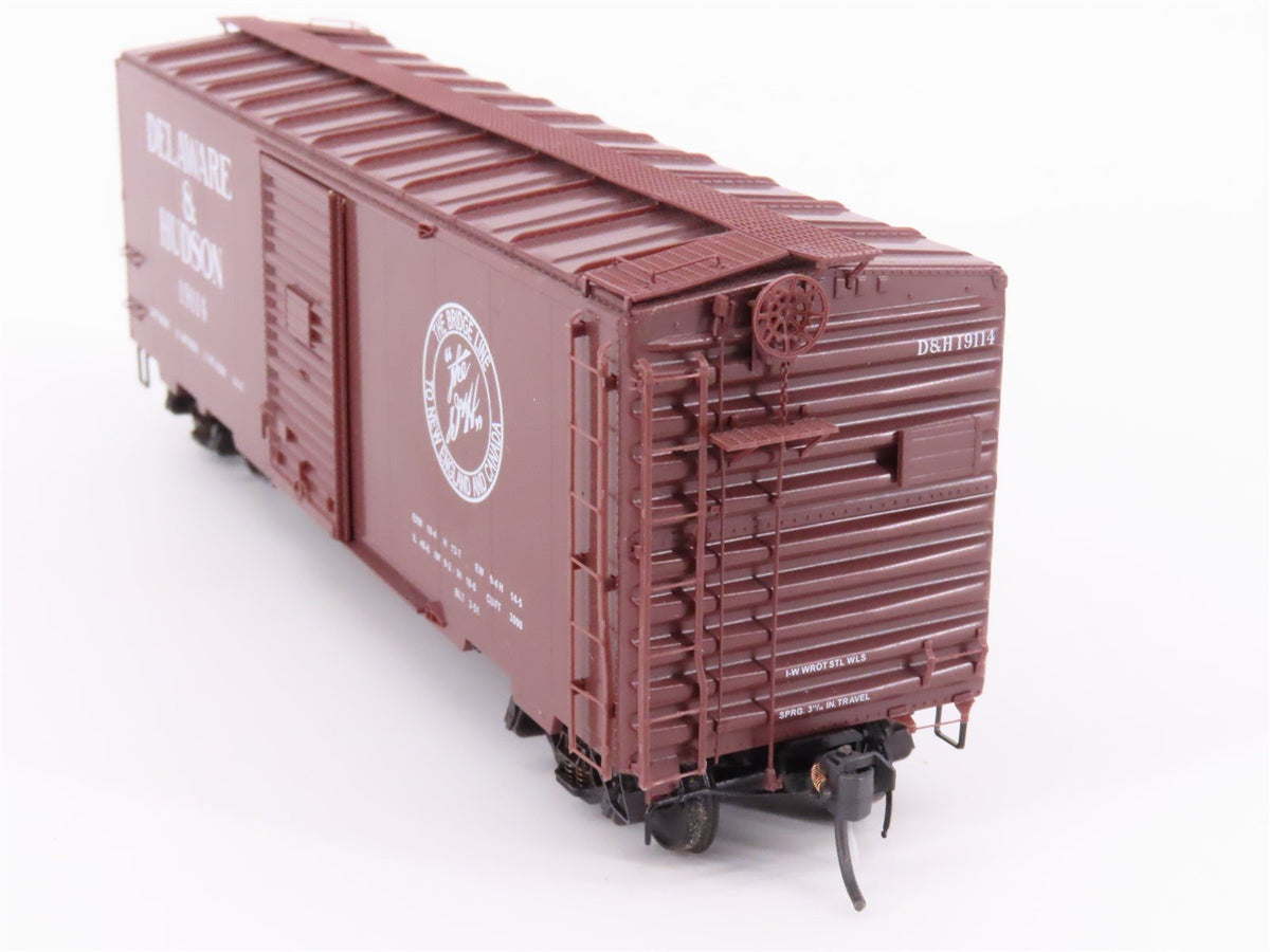 HO Scale Kadee 4004 D&amp;H Delaware &amp; Hudson The Bridge Line 40&#39; Box Car #19114