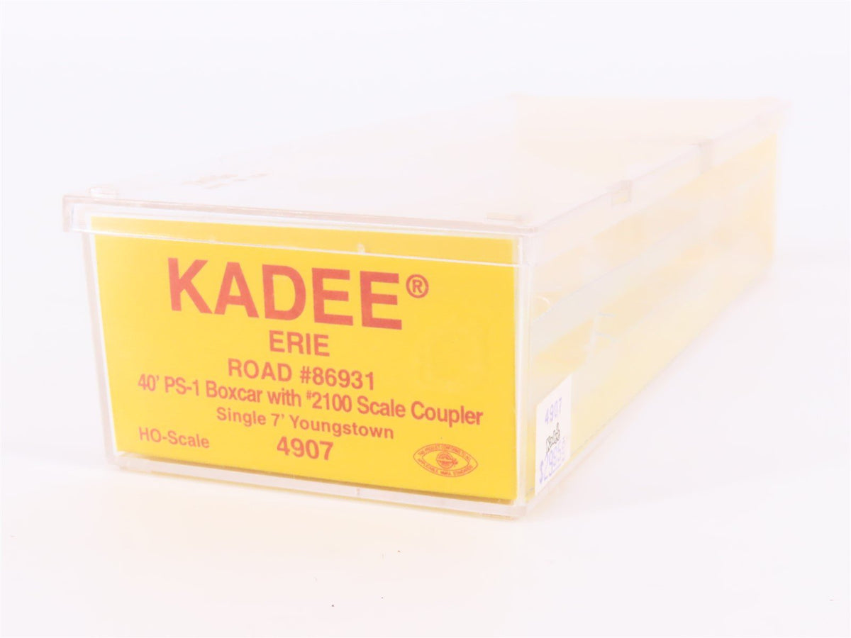 HO Scale Kadee 4907 ERIE Railroad 40&#39; Single Door Box Car #86931