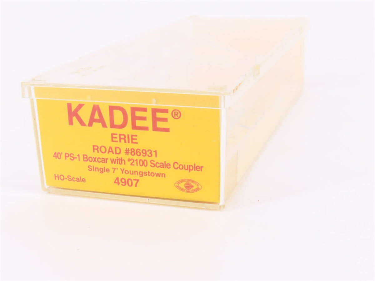 HO Scale Kadee 4907 ERIE Railroad 40&#39; Single Door Box Car #86931