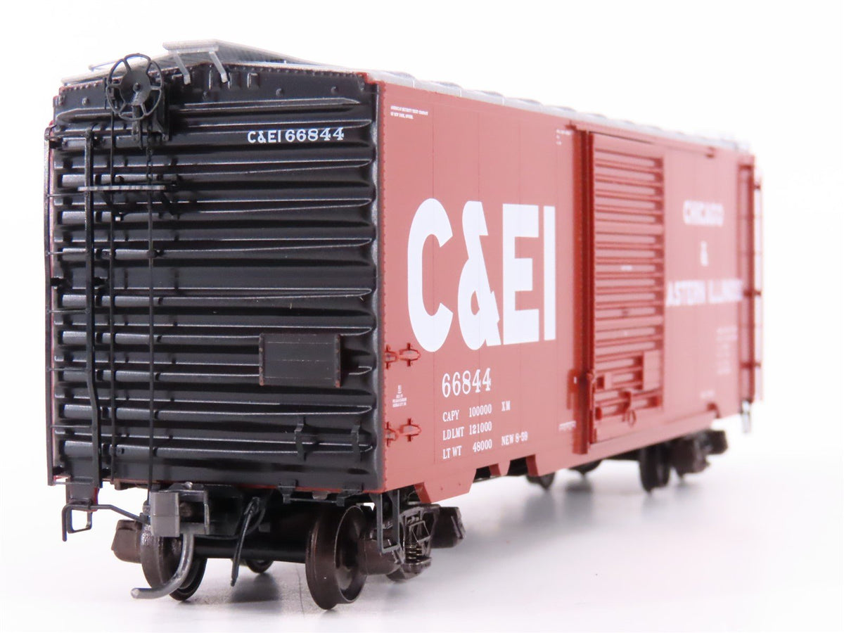 HO Scale Kadee 5209 C&amp;EI Chicago &amp; Eastern Illinois Railroad 40&#39; Box Car #66844