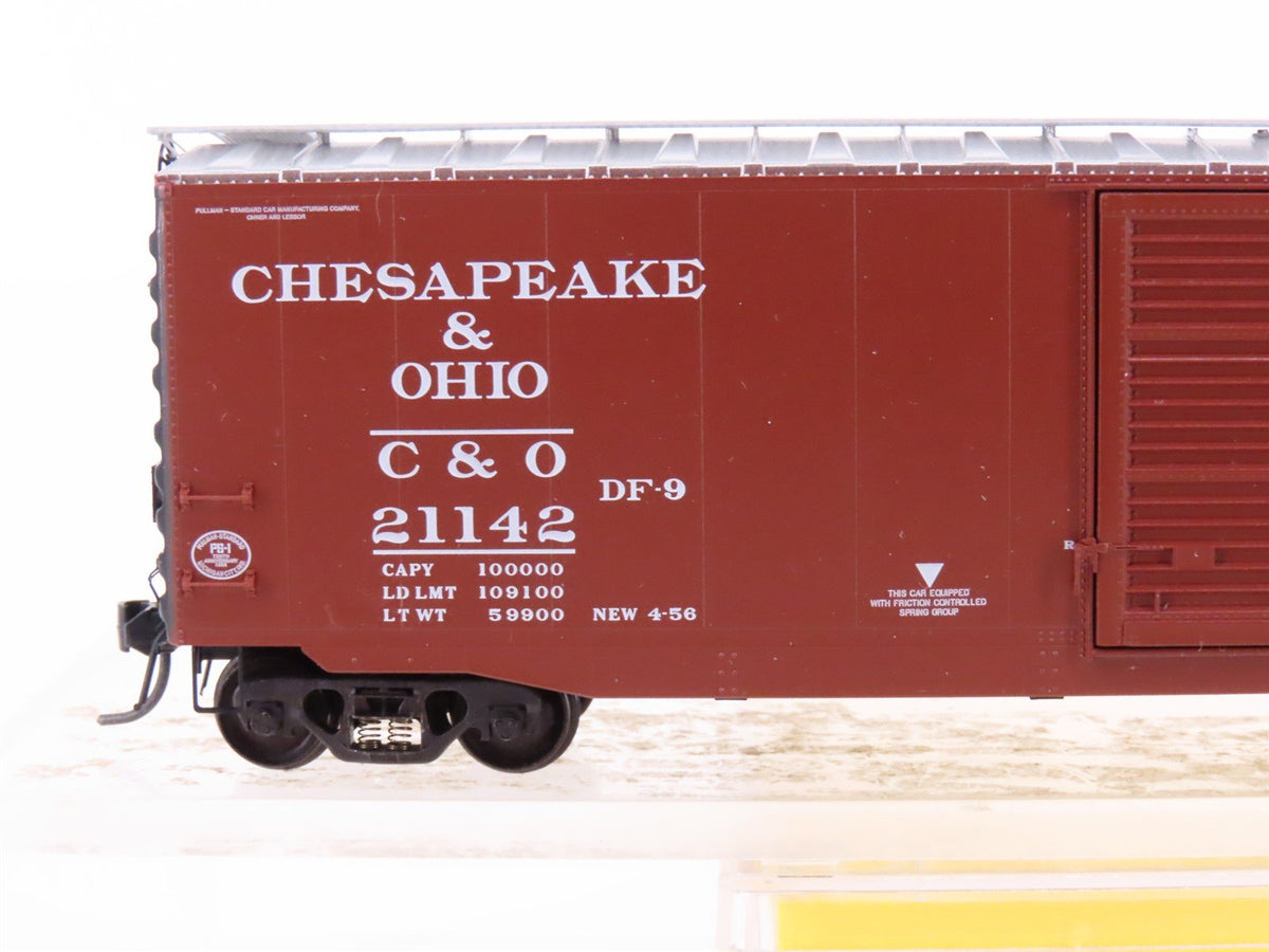 HO Scale Kadee 6004 C&amp;O Chesapeake &amp; Ohio 50&#39; Single Door Box Car #21142