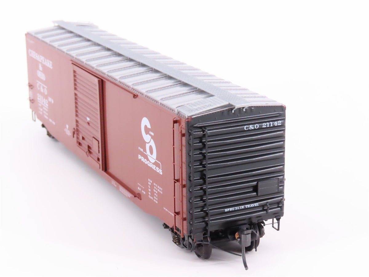 HO Scale Kadee 6004 C&amp;O Chesapeake &amp; Ohio 50&#39; Single Door Box Car #21142