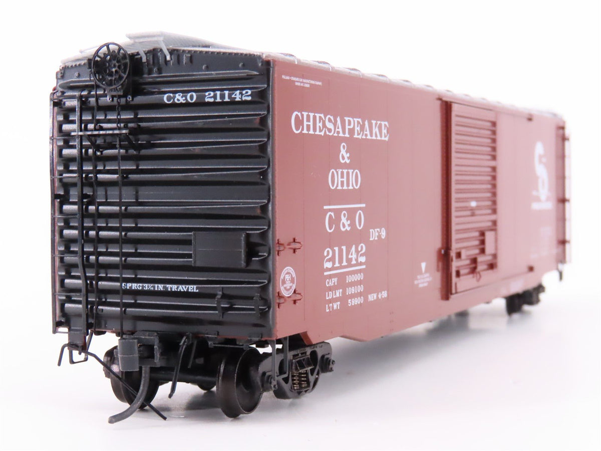 HO Scale Kadee 6004 C&amp;O Chesapeake &amp; Ohio 50&#39; Single Door Box Car #21142