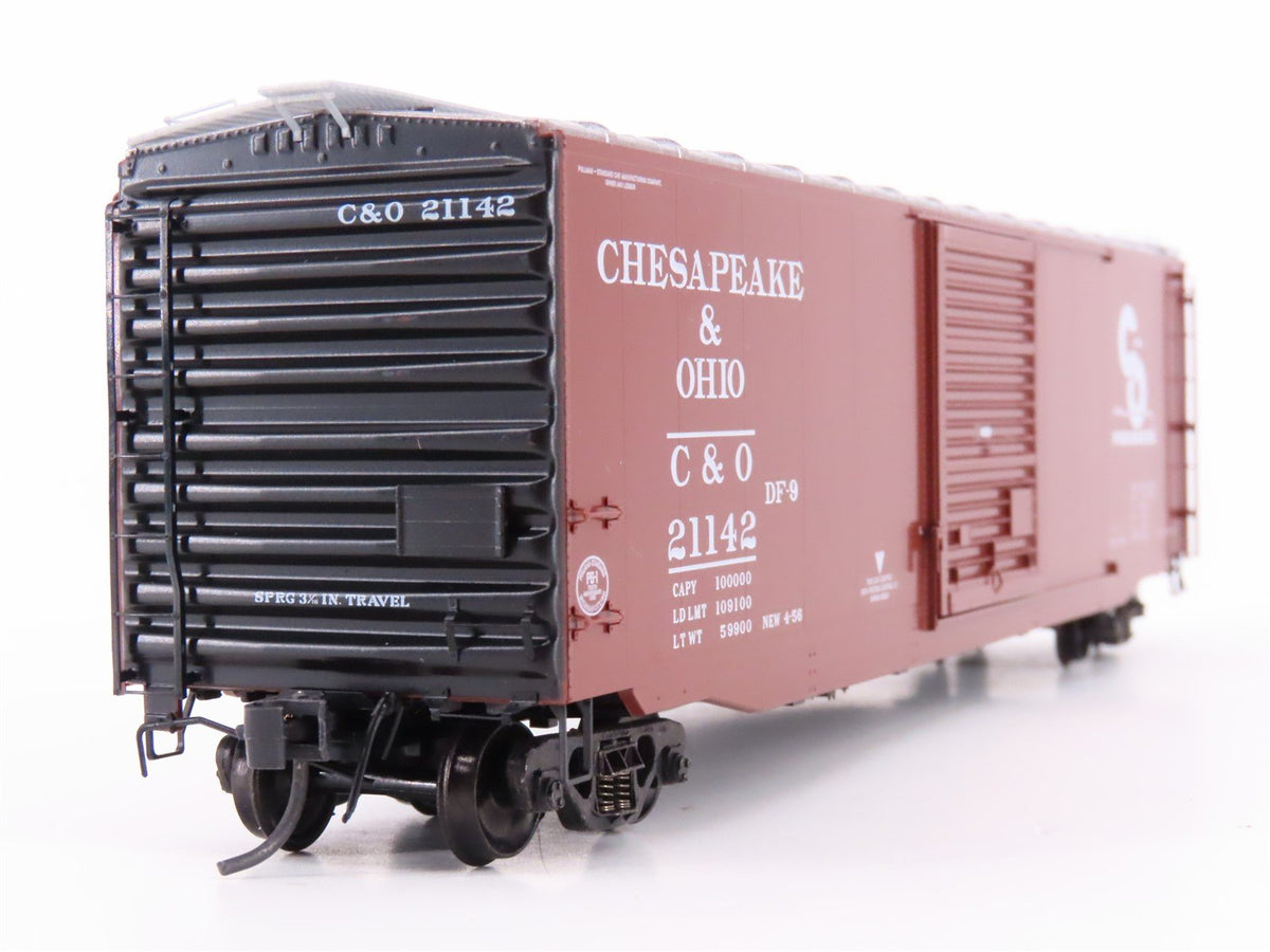 HO Scale Kadee 6004 C&amp;O Chesapeake &amp; Ohio 50&#39; Single Door Box Car #21142