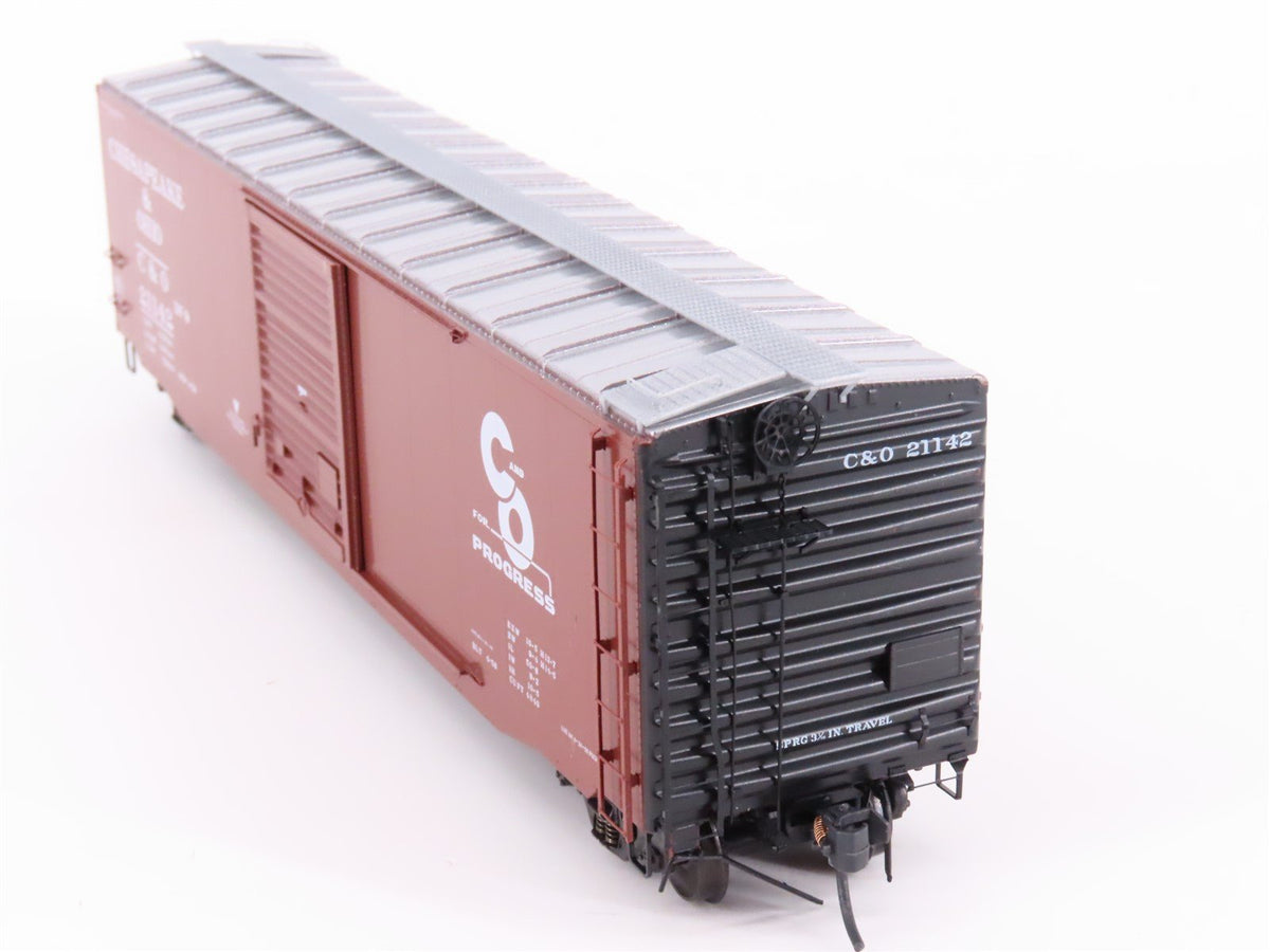 HO Scale Kadee 6004 C&amp;O Chesapeake &amp; Ohio 50&#39; Single Door Box Car #21142