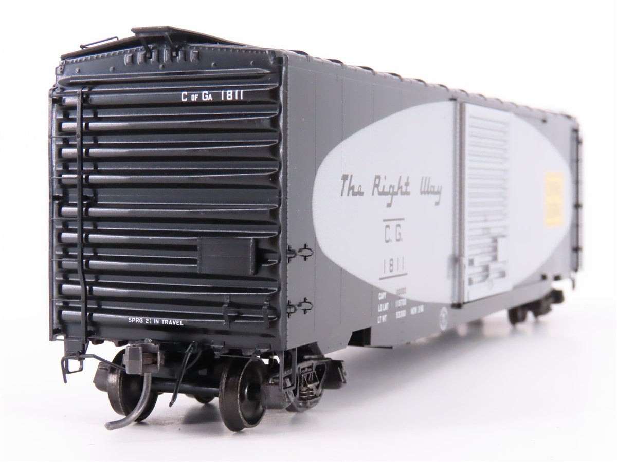 HO Scale Kadee 6204 CG Central of Georgia Railroad 50&#39; Single Door Box Car #1811