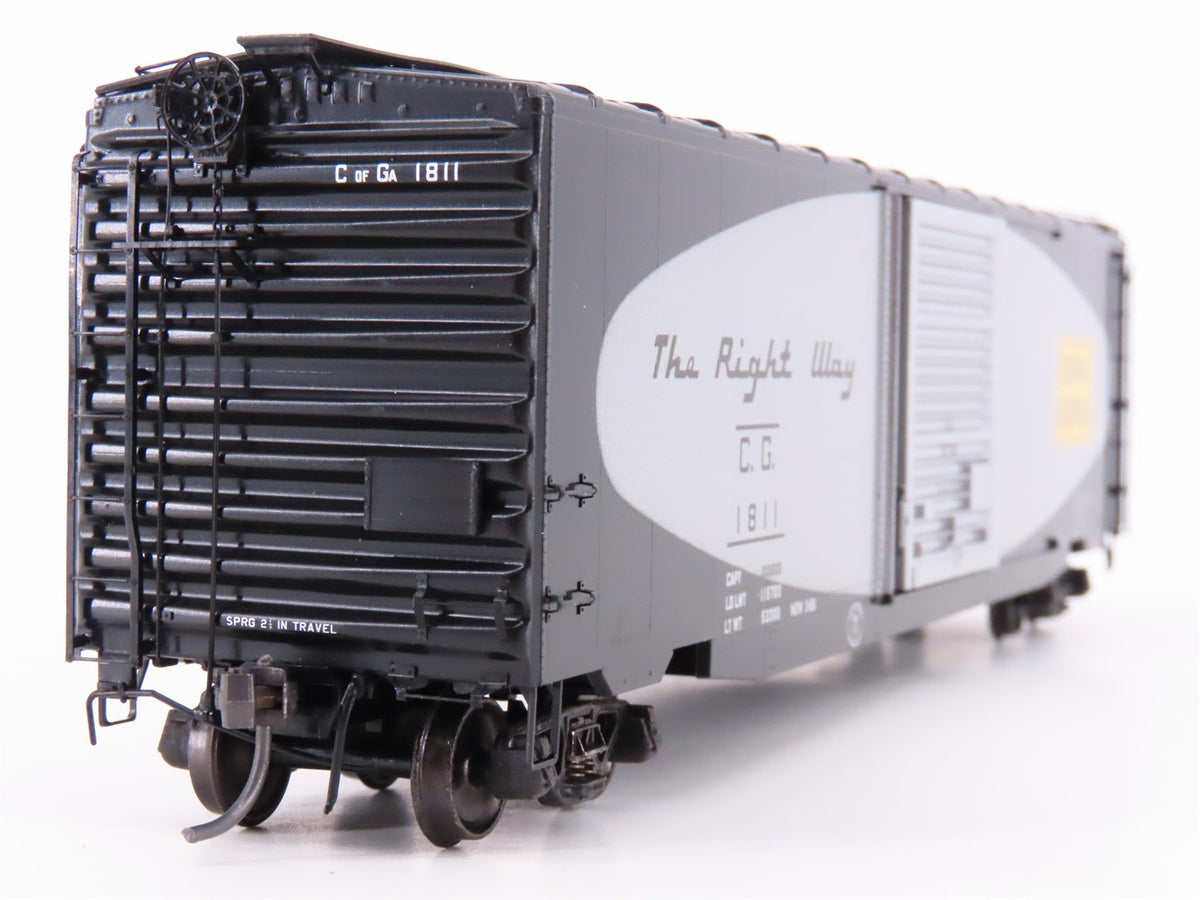 HO Scale Kadee 6204 CG Central of Georgia Railroad 50&#39; Single Door Box Car #1811