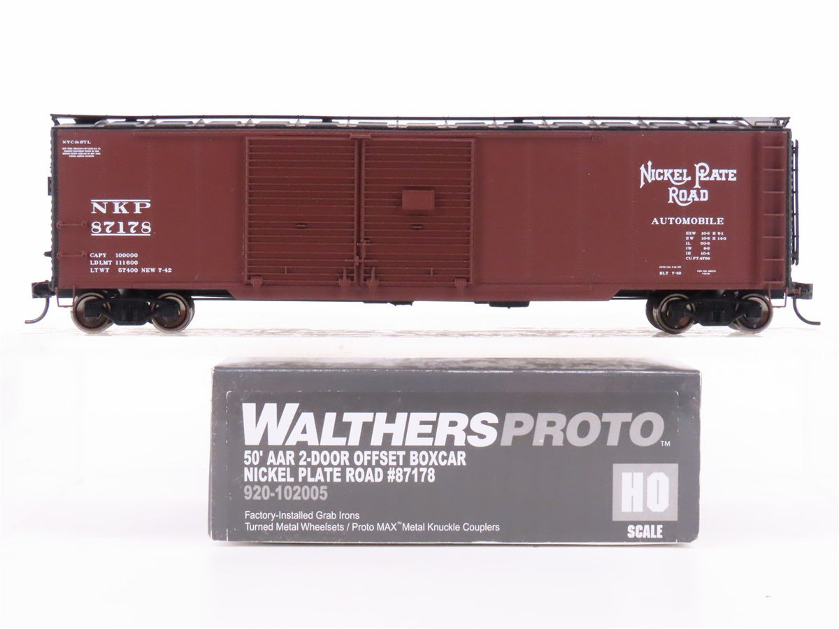 HO Scale Walthers Proto 920-102005 NKP Nickel Plate Road 50&#39; Box Car #87178