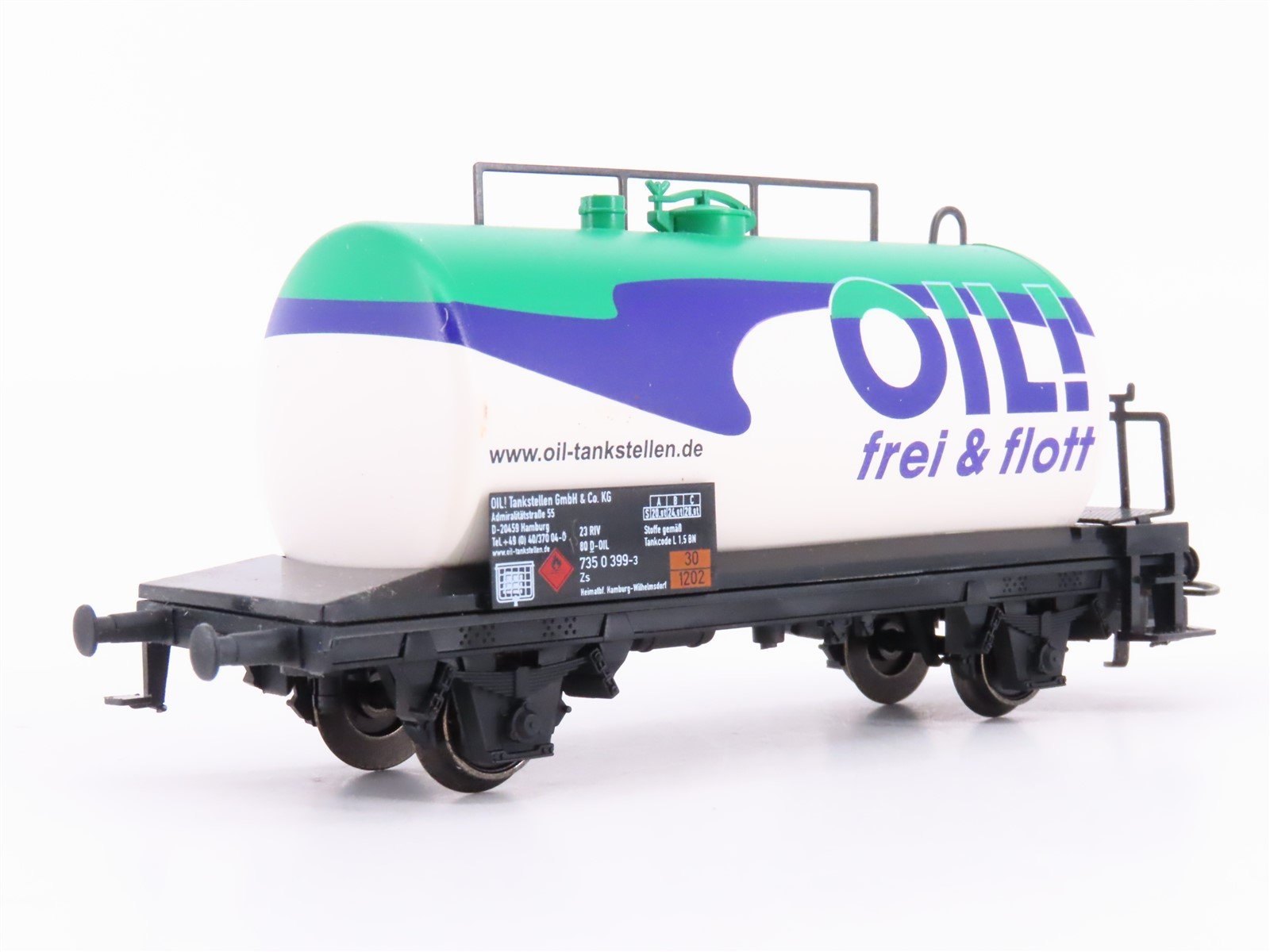 HO Scale Marklin 44402 Private Petroleum Oil Tank Car #7350399-3