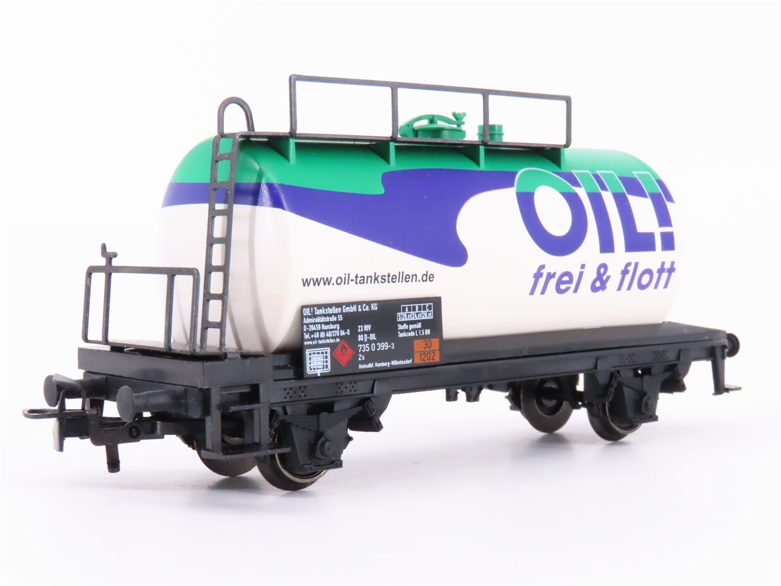 HO Scale Marklin 44402 Private Petroleum Oil Tank Car #7350399-3