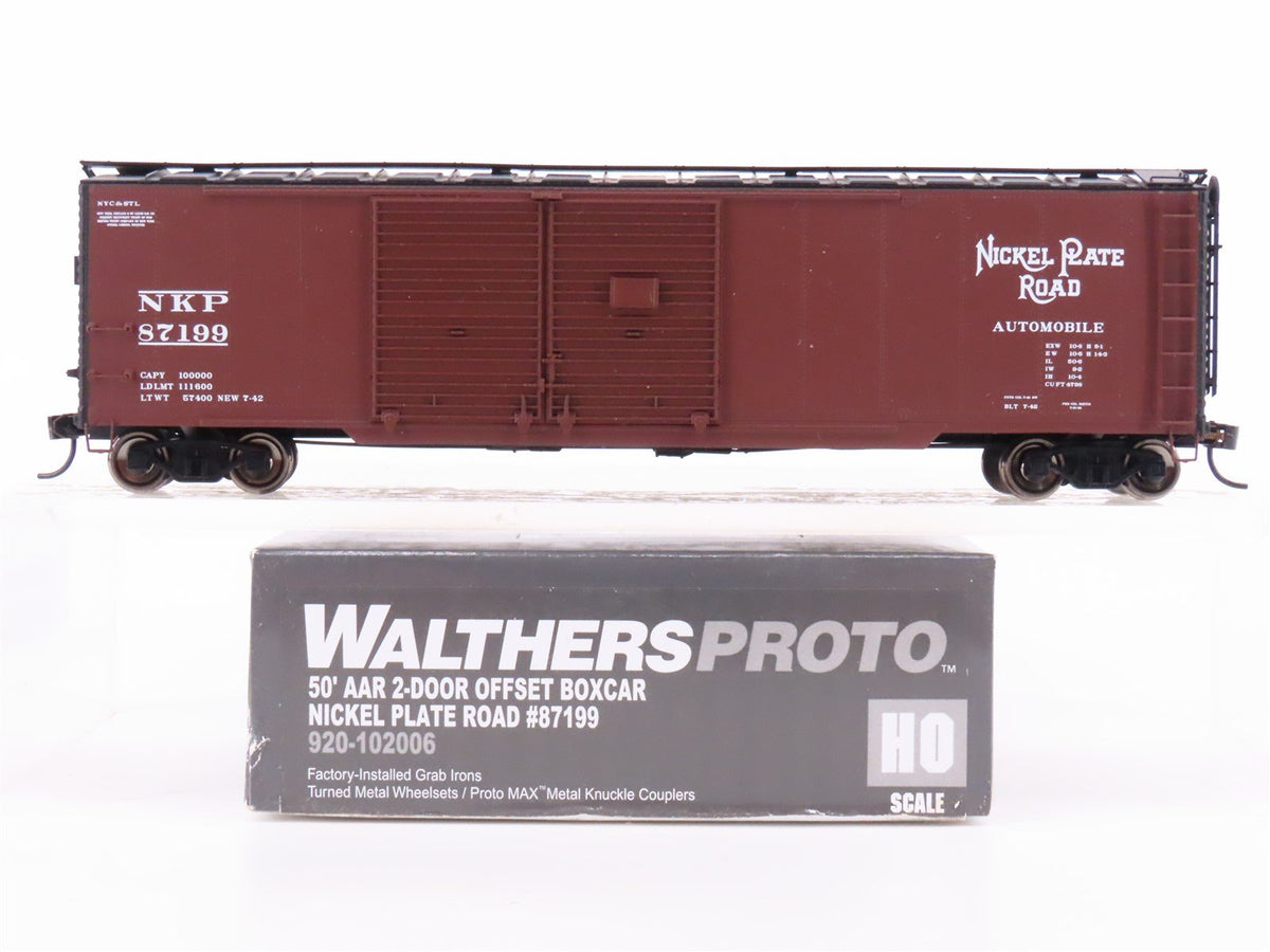 HO Scale Walthers Proto 920-102006 NKP Nickel Plate Road 50&#39; Box Car #87199