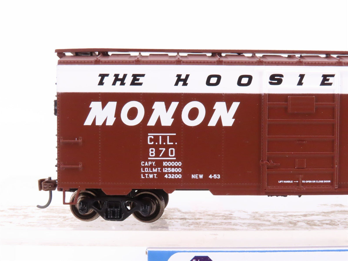 HO Scale Athearn ATH73579 CIL Monon Hoosier Line 40&#39; Single Door Box Car #870