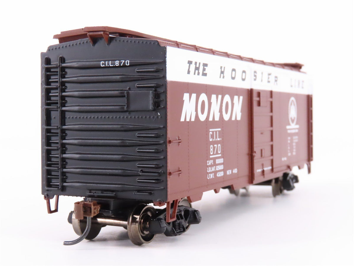 HO Scale Athearn ATH73579 CIL Monon Hoosier Line 40&#39; Single Door Box Car #870