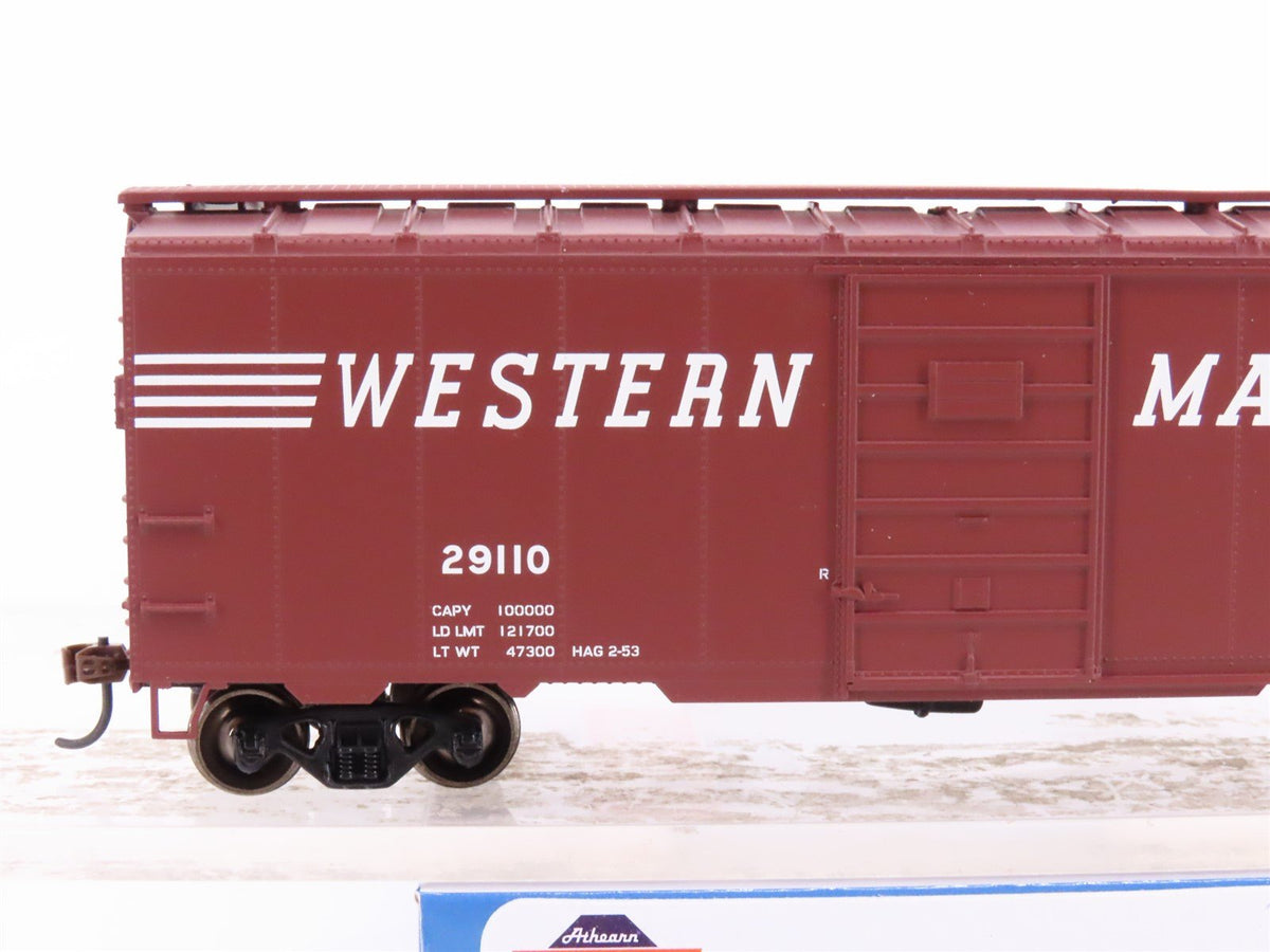 HO Scale Athearn ATH73592 WM Western Maryland 40&#39; Single Door Box Car #29110