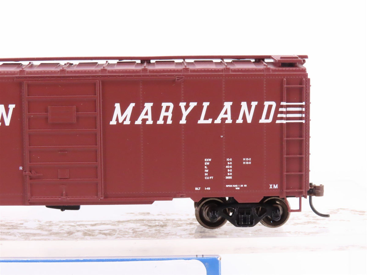 HO Scale Athearn ATH73592 WM Western Maryland 40&#39; Single Door Box Car #29110