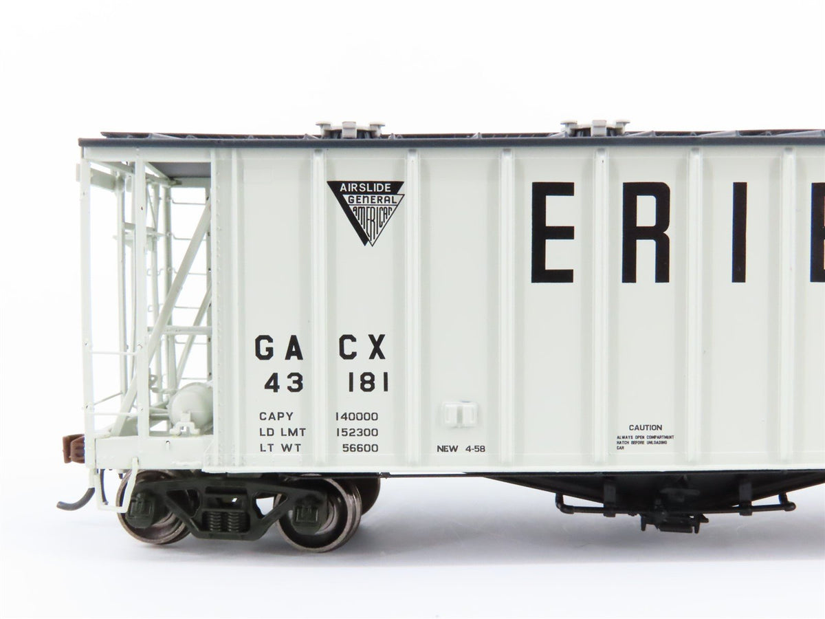 HO Scale Athearn Genesis ATHG87662 GACX Erie Railroad 40&#39; Airslide Hopper #43181