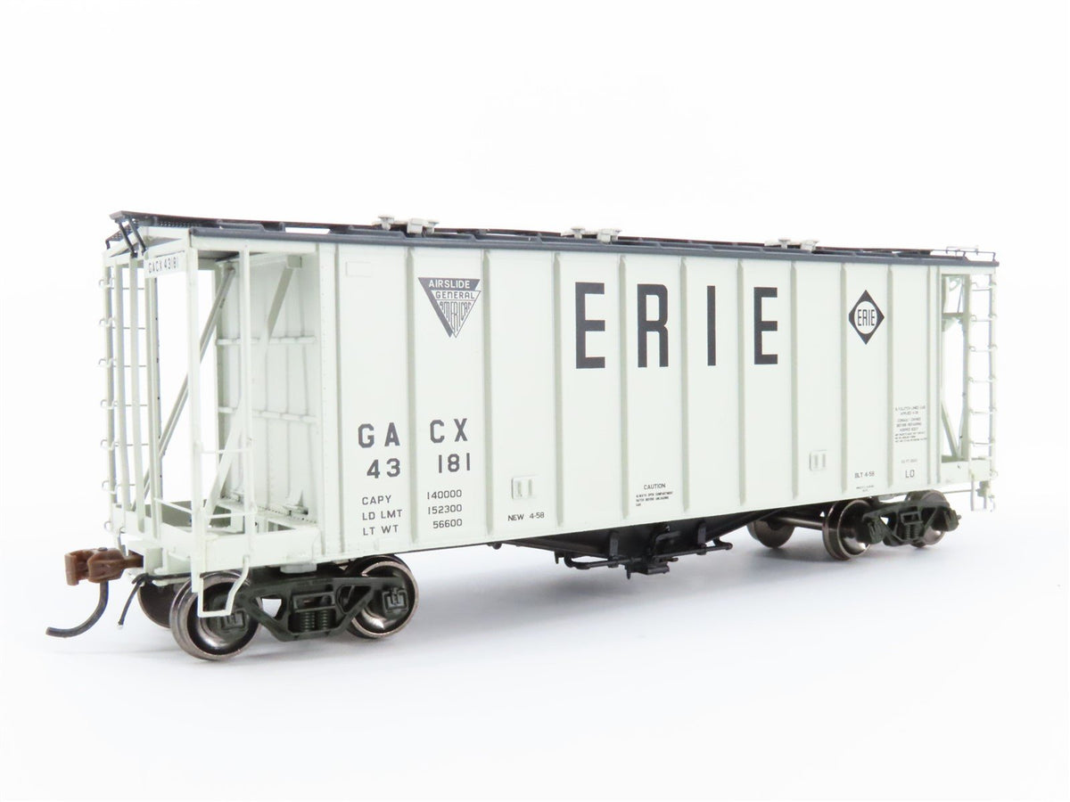 HO Scale Athearn Genesis ATHG87662 GACX Erie Railroad 40&#39; Airslide Hopper #43181