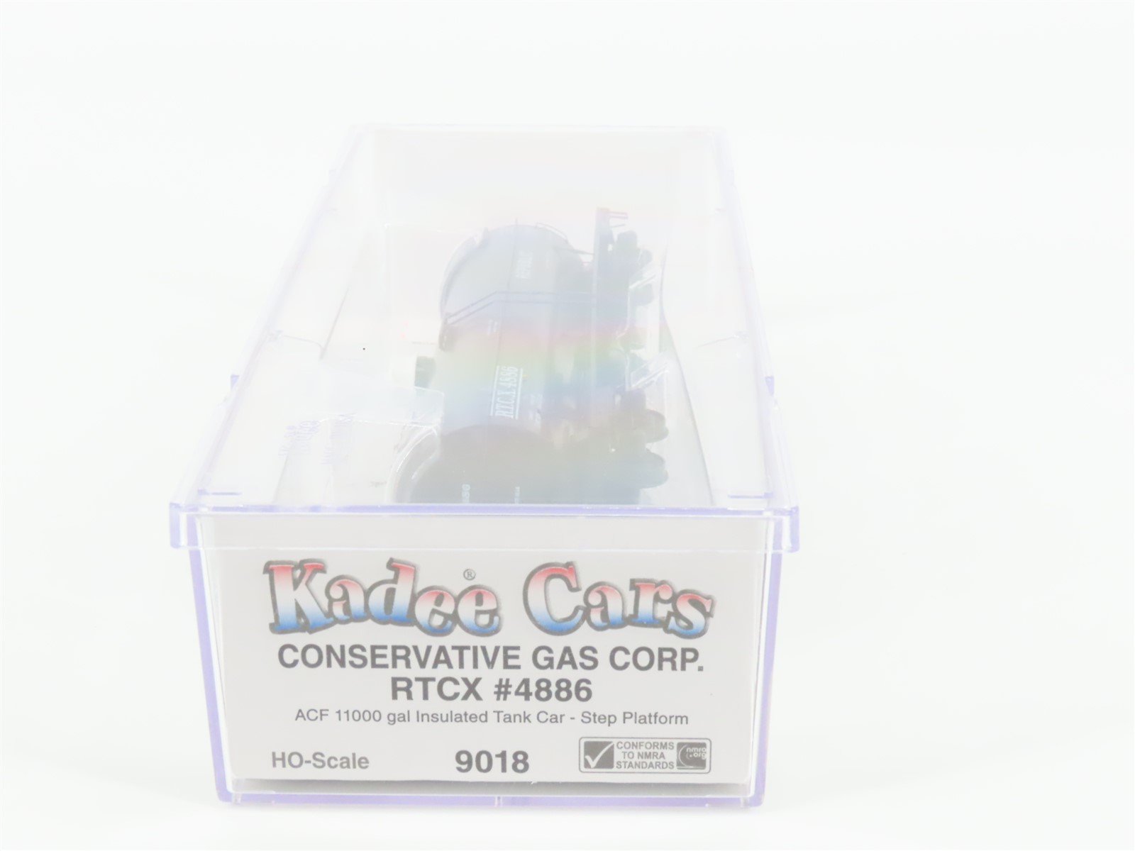 HO Scale Kadee 9018 RTCX Conservative Gas Corporation Tank Car #4886 - Sealed