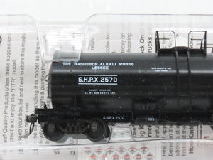 HO Scale Kadee 9015 SHPX Mathieson Chemicals Single Dome Tank Car #2570 - Sealed