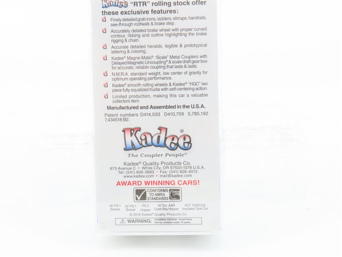 HO Scale Kadee 9011 FCX Fuelane Corporation Single Dome Tank Car #126 - Sealed