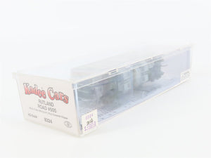 HO Scale Kadee 8324 RUT Rutland Railroad 2-Bay Covered Hopper #505 - Sealed