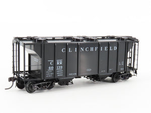 HO Scale Kadee 8329 CRR Clinchfield Railroad 2-Bay Covered Hopper #60139