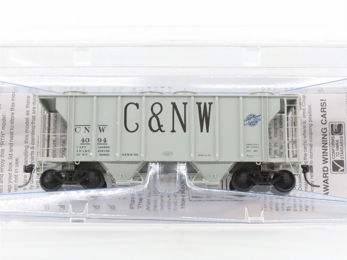 HO Scale Kadee 8657 CNW Chicago &amp; North Western 2-Bay Hopper #4094 - Sealed