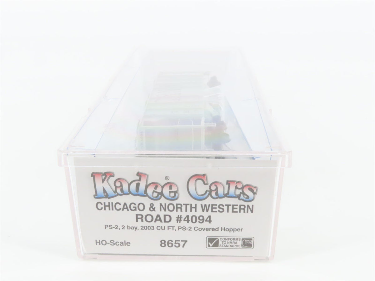 HO Scale Kadee 8657 CNW Chicago &amp; North Western 2-Bay Hopper #4094 - Sealed