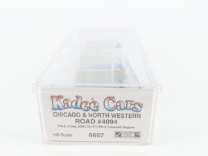 HO Scale Kadee 8657 CNW Chicago & North Western 2-Bay Hopper #4094 - Sealed