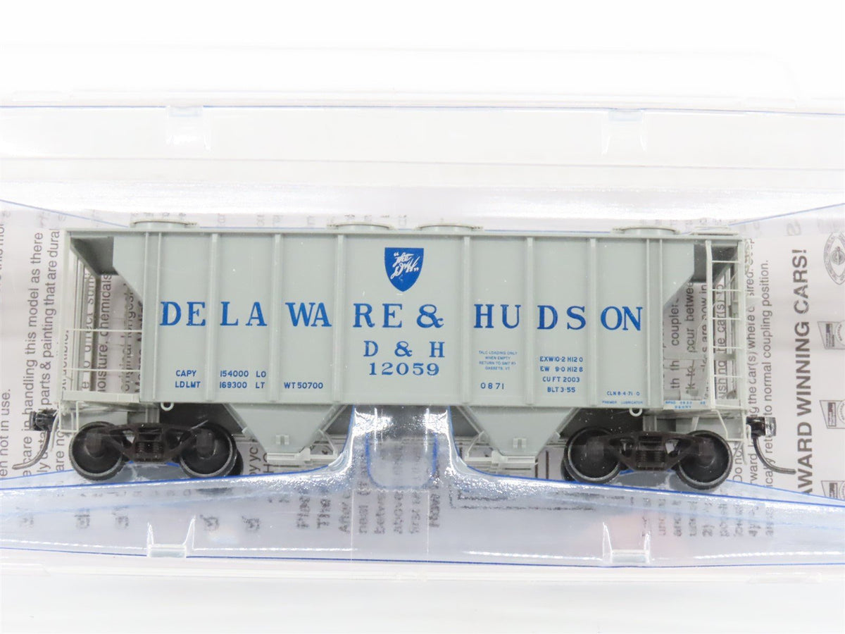 HO Scale Kadee 8651 D&amp;H Delaware &amp; Hudson 2-Bay Covered Hopper #12059 - Sealed