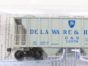 HO Scale Kadee 8651 D&H Delaware & Hudson 2-Bay Covered Hopper #12059 - Sealed