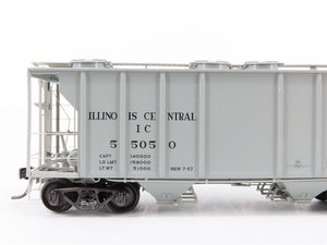 HO Scale Kadee 8015 IC Illinois Central Railroad 2-Bay Covered Hopper #55050