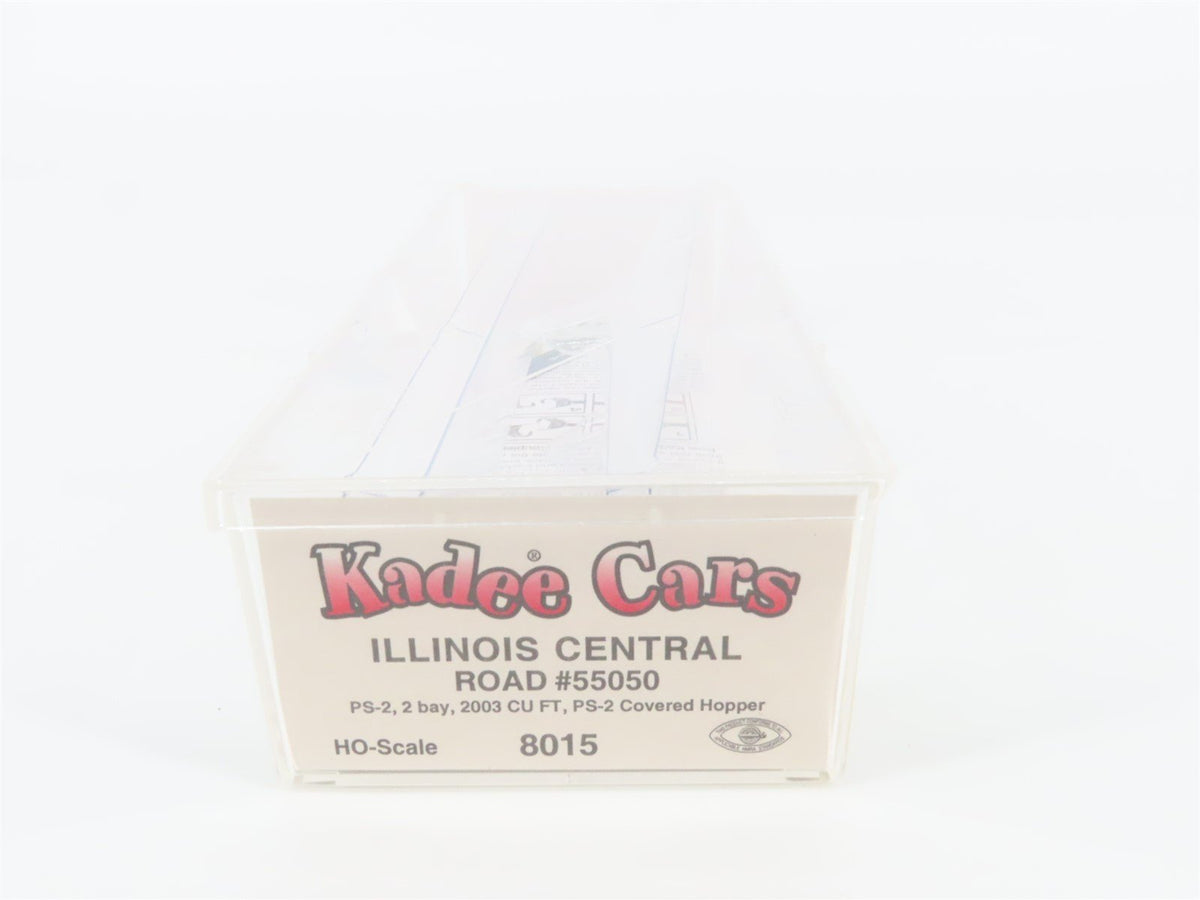 HO Scale Kadee 8015 IC Illinois Central Railroad 2-Bay Covered Hopper #55050