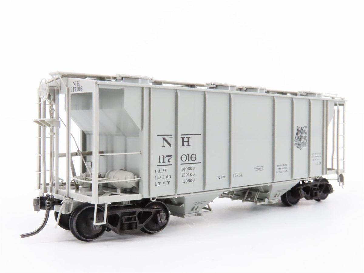 HO Scale Kadee 8650 NH New Haven Railroad 2-Bay Covered Hopper #117016