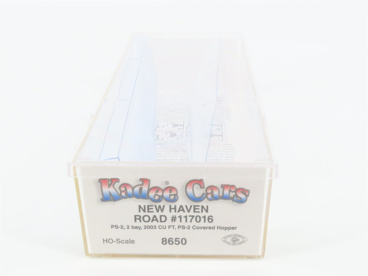 HO Scale Kadee 8650 NH New Haven Railroad 2-Bay Covered Hopper #117016