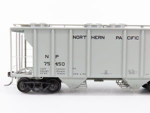 HO Scale Kadee 8031 NP Northern Pacific Railroad 2-Bay Covered Hopper #75450