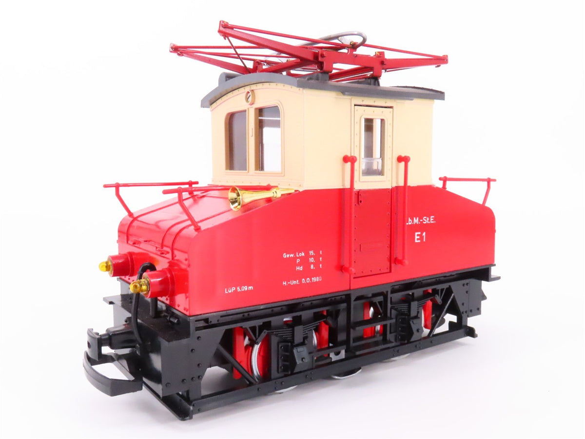 G Scale LGB 2032 Steeple Cab Electric Locomotive #E1