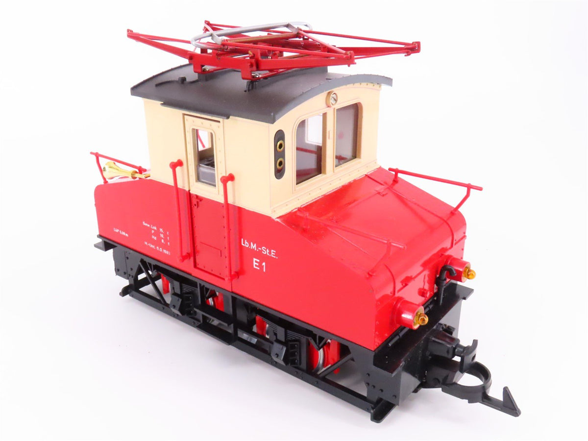 G Scale LGB 2032 Steeple Cab Electric Locomotive #E1