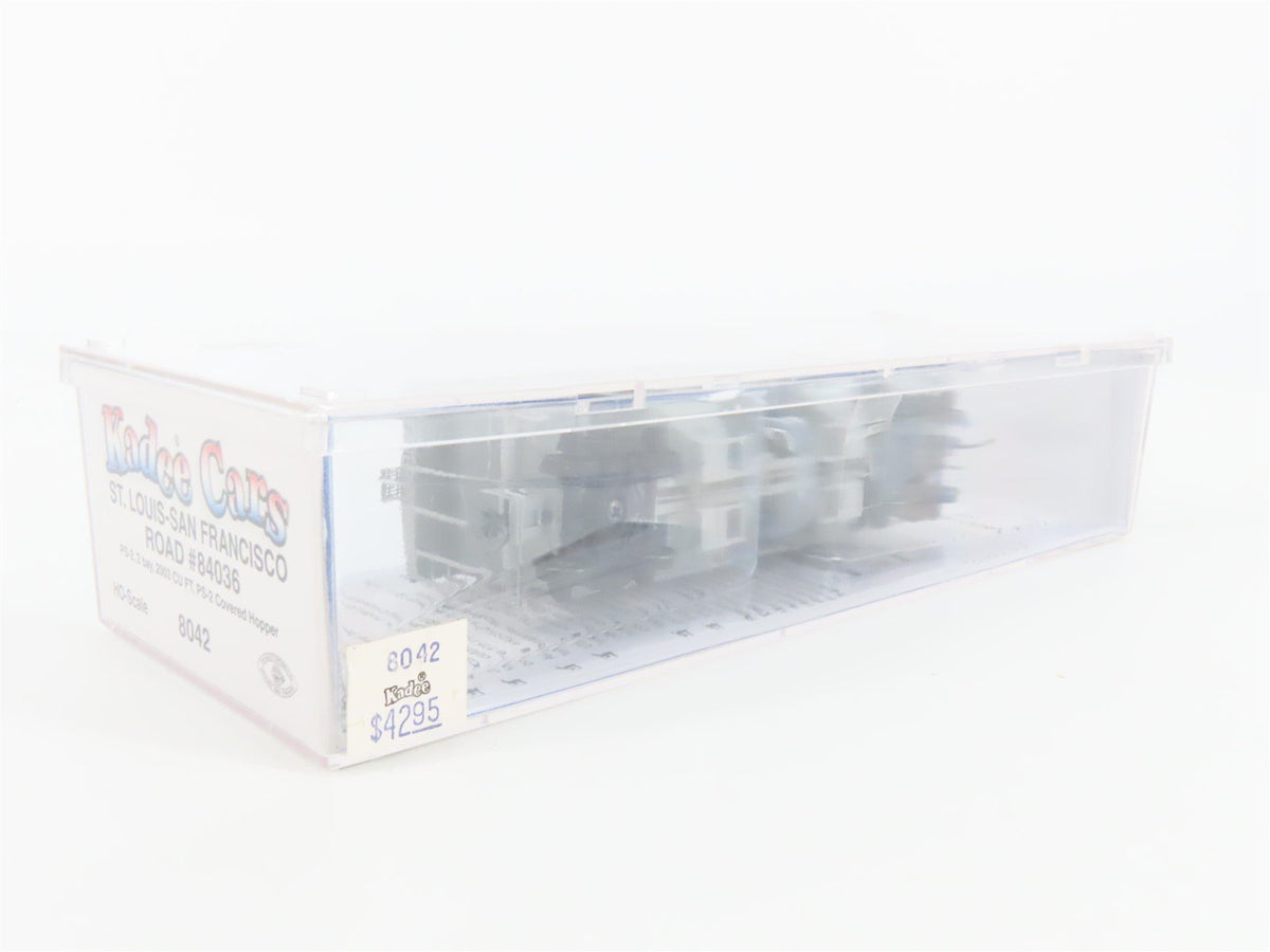 HO Scale Kadee 8042 SL-SF Frisco Railroad 2-Bay Covered Hopper #84036 - Sealed