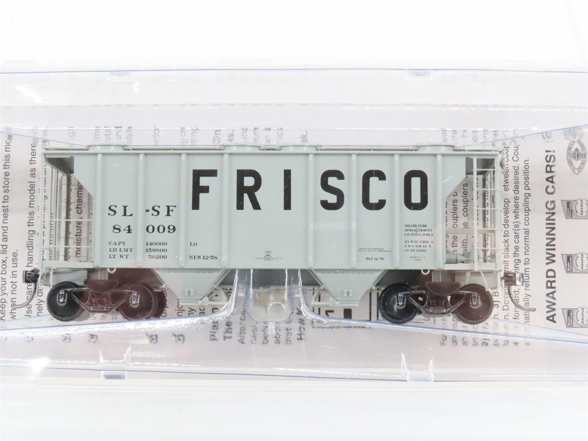 HO Scale Kadee 8030 SL-SF Frisco Railroad 2-Bay Covered Hopper #84009 - Sealed