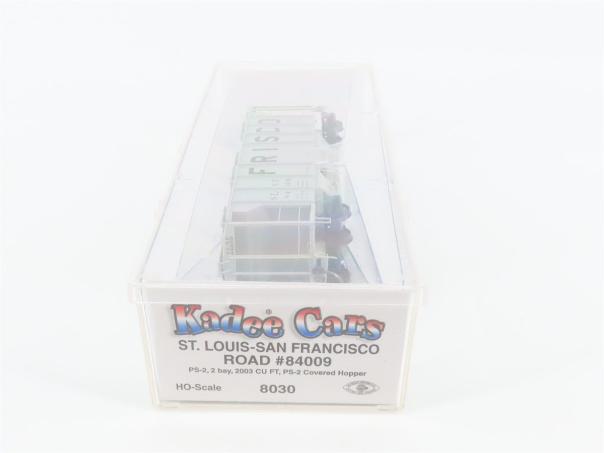 HO Scale Kadee 8030 SL-SF Frisco Railroad 2-Bay Covered Hopper #84009 - Sealed