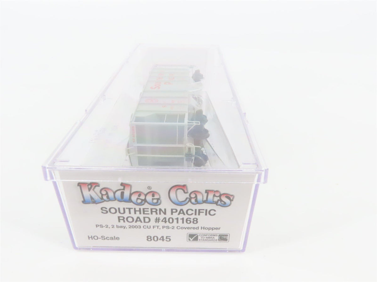 HO Scale Kadee 8045 SP Southern Pacific 2-Bay Covered Hopper #401168 - Sealed