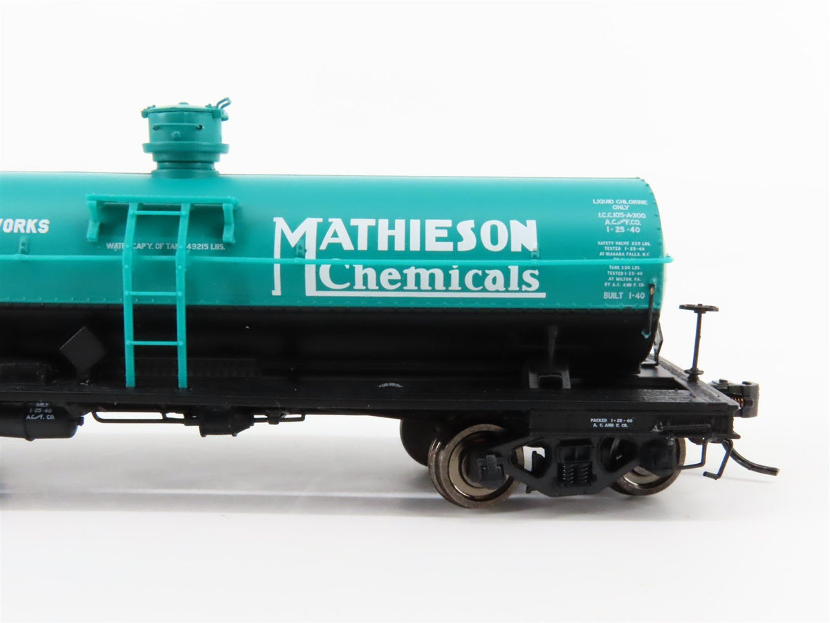 HO Broadway Limited BLI 6175 SHPX Mathieson 6k Gal Single Dome Tankcar 4-Pack