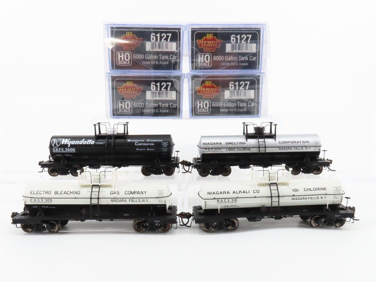 HO Broadway Limited BLI 6127 Variety Pack B Single Dome Tankcar 4-Pack