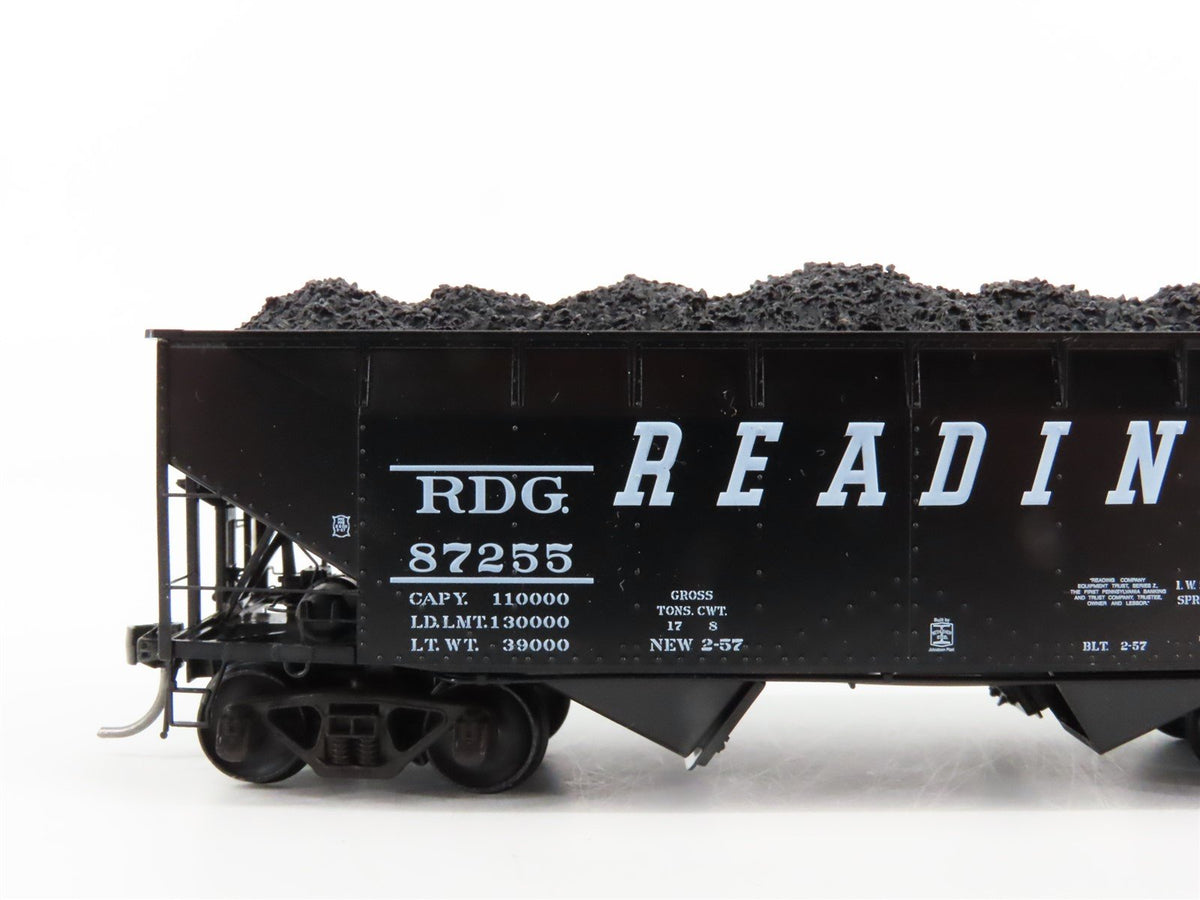 HO Scale Kadee 7523 RDG Reading Lines Railroad 2-Bay Open Hopper #87255