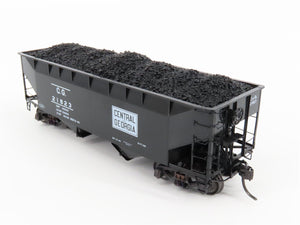 HO Scale Kadee 7018 CG Central of Georgia Railroad 2-Bay Open Hopper #21823