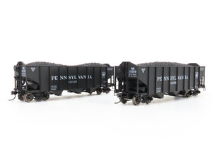 HO Broadway Limited BLI 5625 PRR Railway H2a 3-Bay Hopper Car 6-Pack