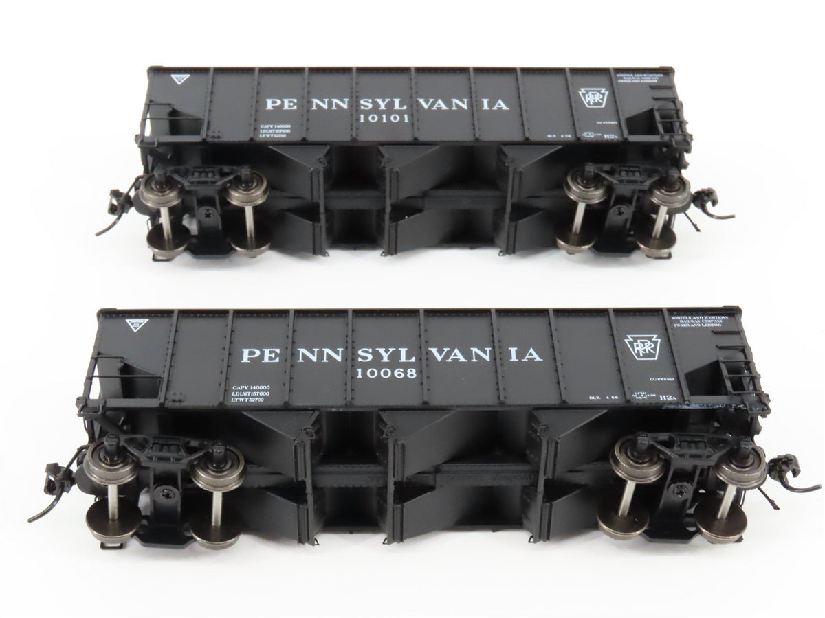 HO Broadway Limited BLI 5624 PRR Railway H2a 3-Bay Hopper Car 6-Pack