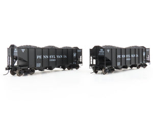 HO Broadway Limited BLI 5624 PRR Railway H2a 3-Bay Hopper Car 6-Pack